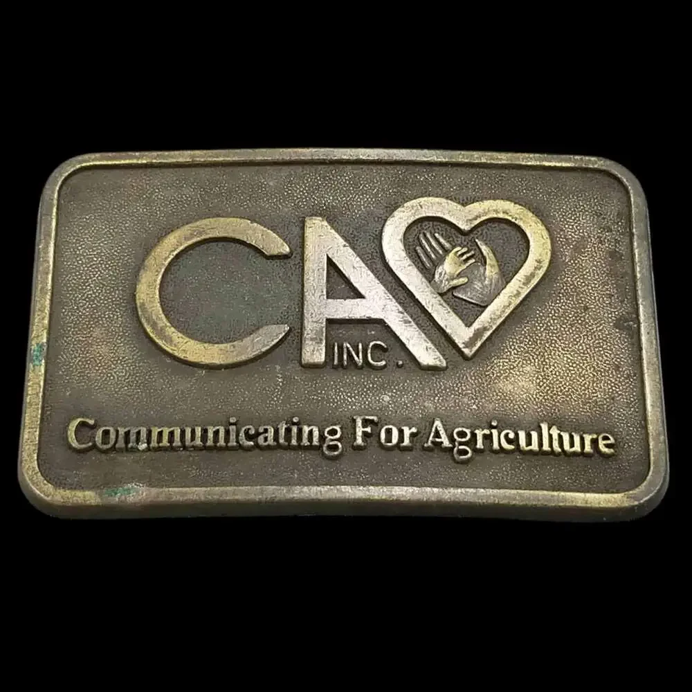 Vintage Belt Buckle CA Communicating For Agriculture Scholarship‎ And Education